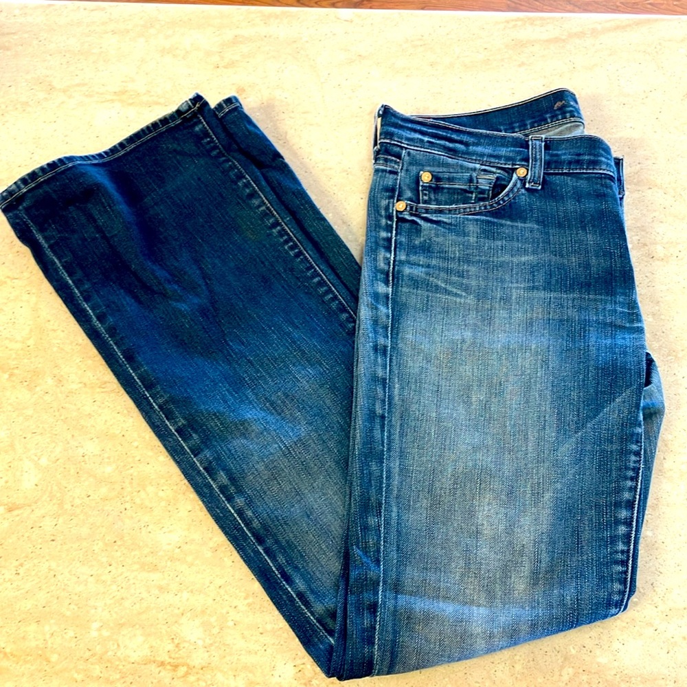 Seven For All Mankind Bootcut Jeans with light fade